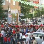 Sancaktepeliler şehitleri için yürüdü 11