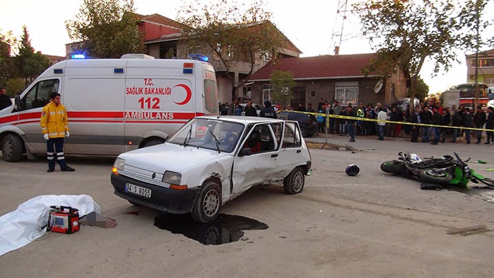 Sancaktepe'de feci kaza 11