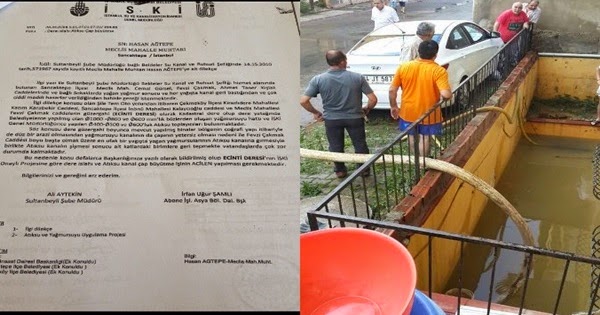 Bu mahalleyi her yağmurda su basıyor! 11