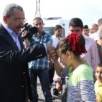 Önce kurbanlar kesildi, sonra kavurma dağıtıldı 13