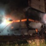 Sancaktepe'de yatak imalathanesinde yangın 12