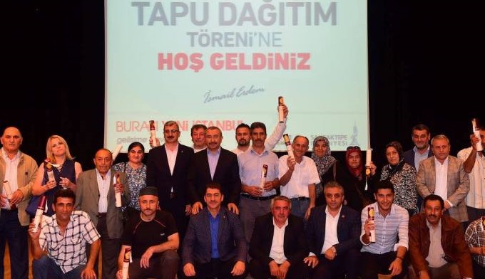 Düzenlenen törenle 523 hak sahibine tapuları dağıtıldı 11