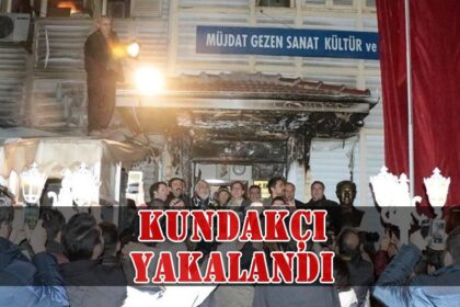 Sanat Merkezini kundaklayan şüpheli yakalandı 20