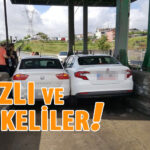 Şaka gibi kaza: İnatçı sürücüler gişede sıkıştı! 13