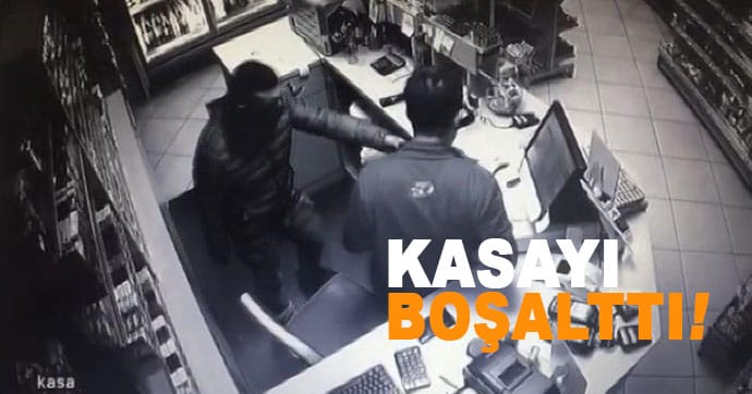 Bıçaklı soyguncu 1000 lirayı alıp kaçtı! 11