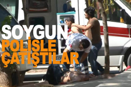 Takipteki soyguncular polisle çatıştı: 4 yaralı! 24