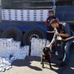 Yok artık! Tırın tekerleklerinden binlerce kaçak sigara çıktı 12