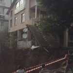 Çökme riski olan bina boşaltıldı 13