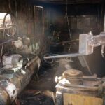 Sobadan çıkan yangın dükkanı küle çevirdi 13