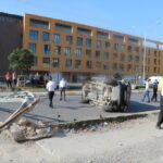 Baraj yolunda kaza: 6 kişilik aile ölümden döndü! 12