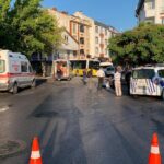 Sarigazi'de facia! Freni patlayan otobüs faciaya yol açtı: 1 ölü 12