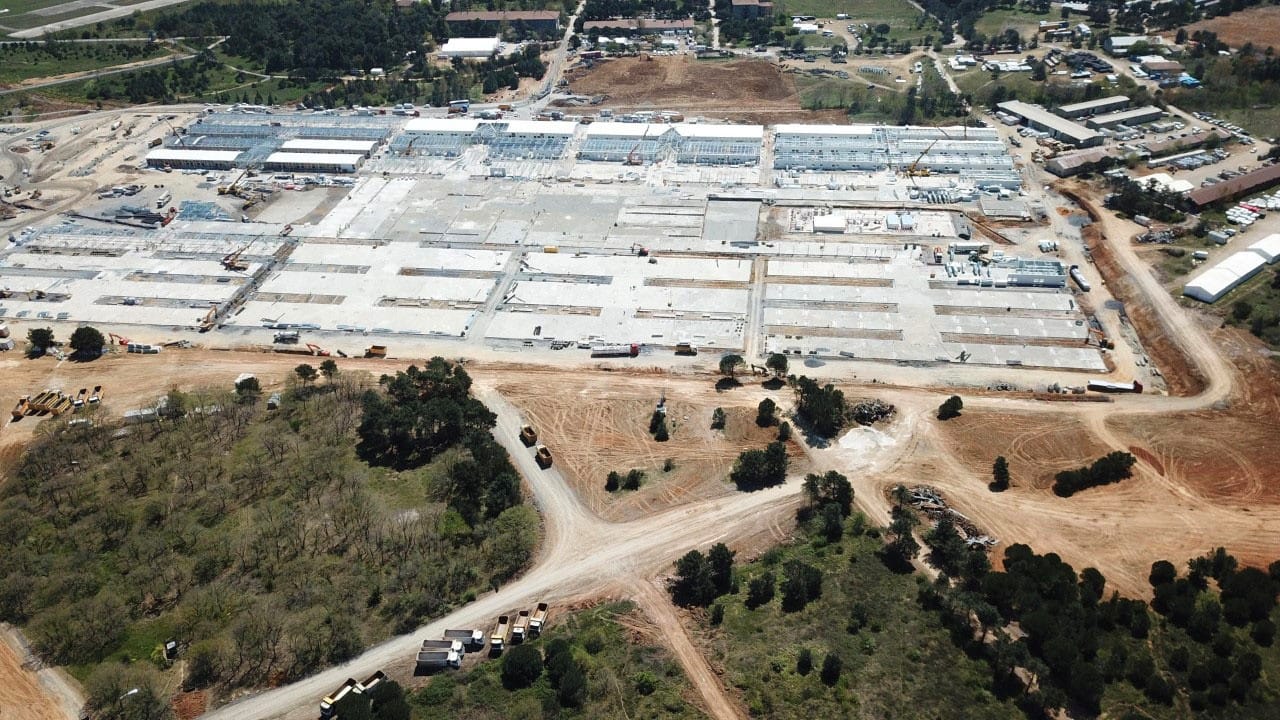 Sarıgazi salgın hastanesi havadan görüntülendi 11