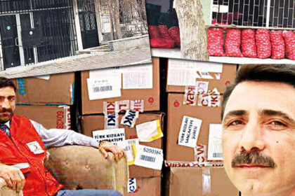 Eski Sancaktepe Kızılay Koordinatörü yardımları pazarda satmış! 23