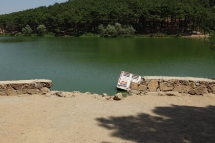 Freni patlayan kamyonetten son anda atladı 19