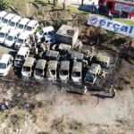 Otoparkta yangın, 16 ticari araç kül oldu 13