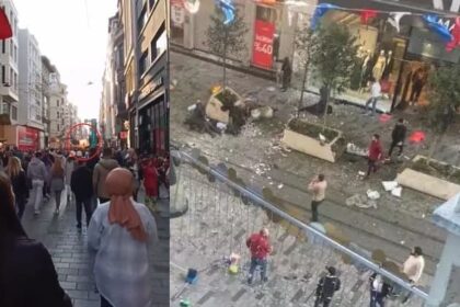 İstiklal Caddesi'nde patlama meydana geldi! Yaralılar var! 26