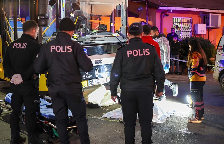 Yenidoğan İETT peronlarında feci kaza! 11