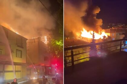 Madde bağımlısı evi yaktı, yangın yan eve sıçradı 28