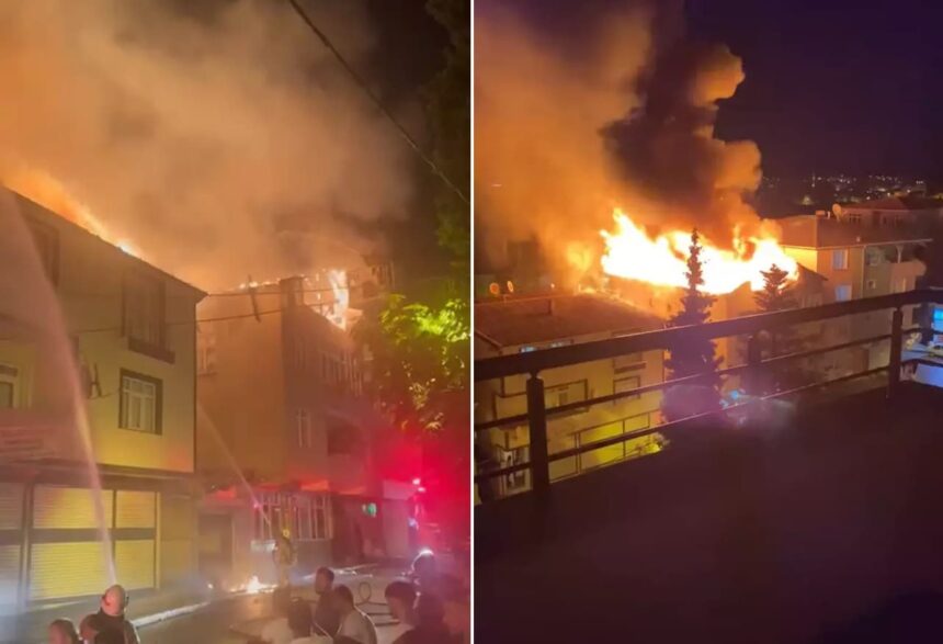 Madde bağımlısı evi yaktı, yangın yan eve sıçradı 11 Madde bağımlısı evi yaktı, yangın yan eve sıçradı 11