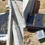 Kimliği belirsiz kişiler mezarları tahrip ettiler 12