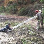 Balık tutma macerası bataklıkta bitti 12