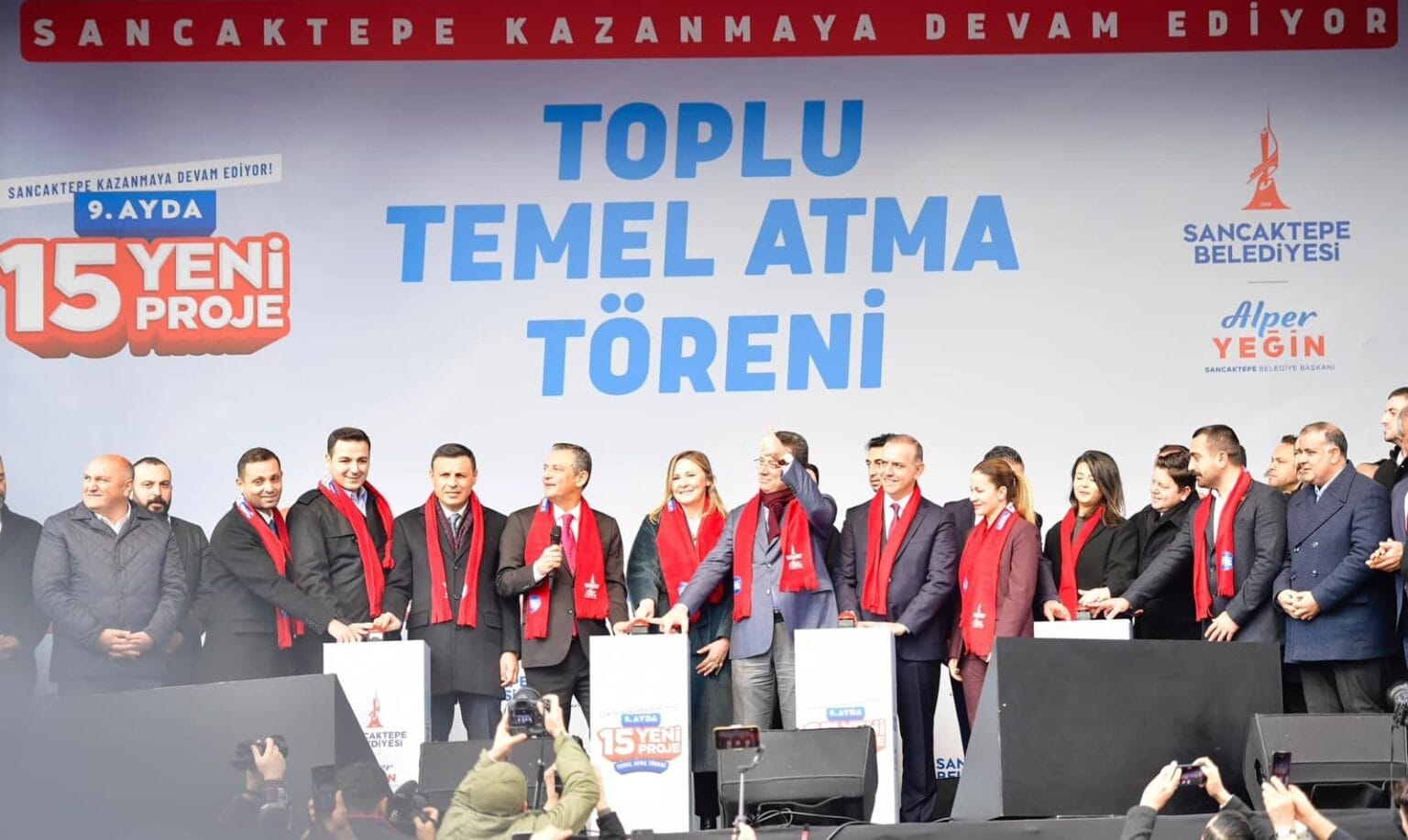 Sancaktepe'de 15 yeni projenin temel atma töreni düzenlendi 9