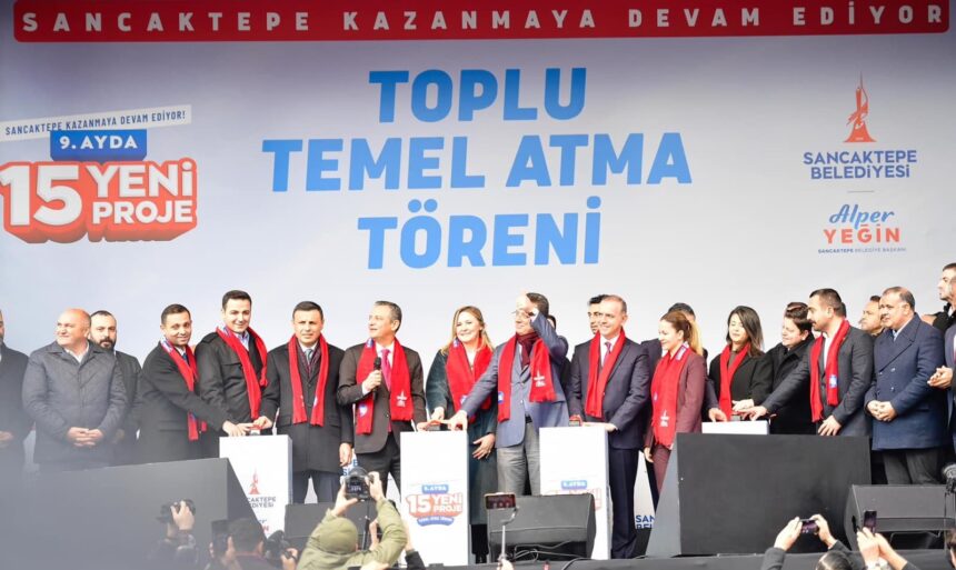 Sancaktepe'de 15 yeni projenin temel atma töreni düzenlendi 11
