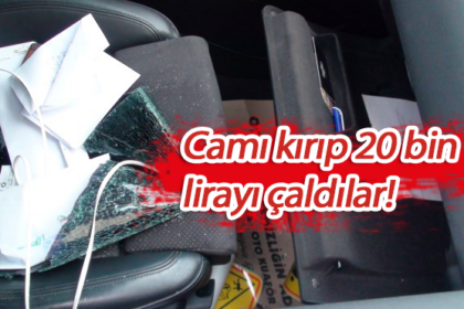 20 saniyede 20 bin lirayı çalıp kayıplara karıştı! 20