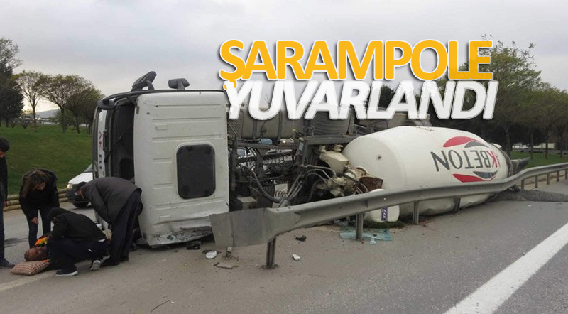 Viraja hızlı girdi, devrildi 11 Viraja hızlı girdi, devrildi 11