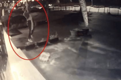 Filmleri aratmayan kaçış sahnesi güvenlik kamerasına takıldı 21