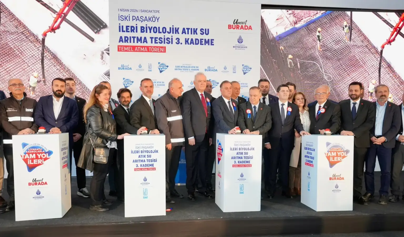 Paşaköy İleri Biyolojik Atık Su Arıtma Tesisi’nin 3. kademe temeli atıldı 20 pasakoy-atik-tesisi