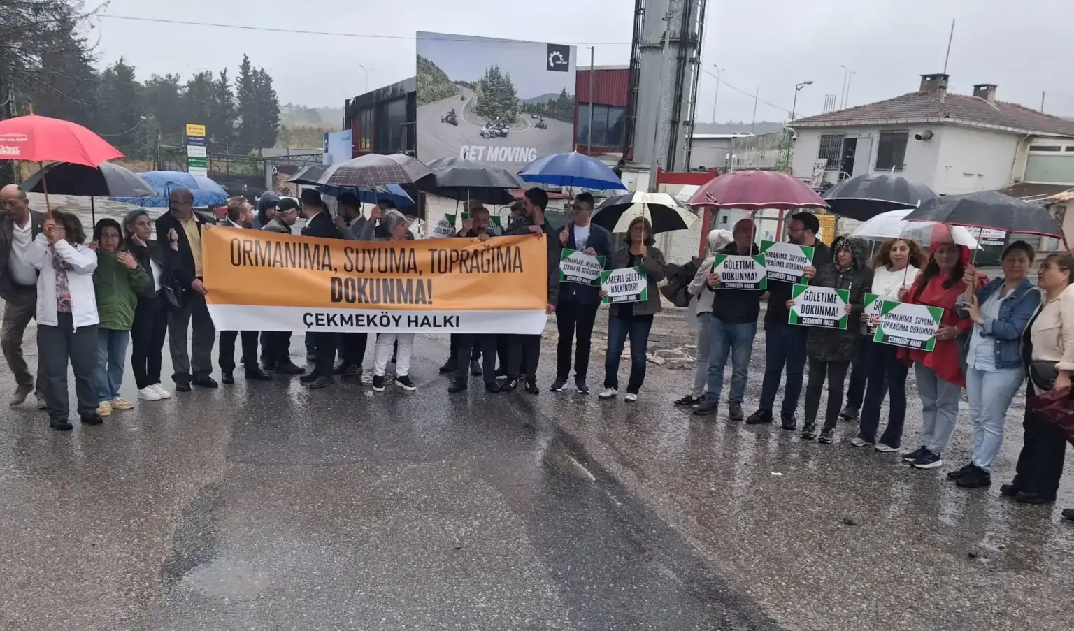 Baraj havzasına hafriyat ve çöp dökülmesi protesto edildi 20 omerli baraji cop bakanlik omerli-baraji-cop-bakanlik